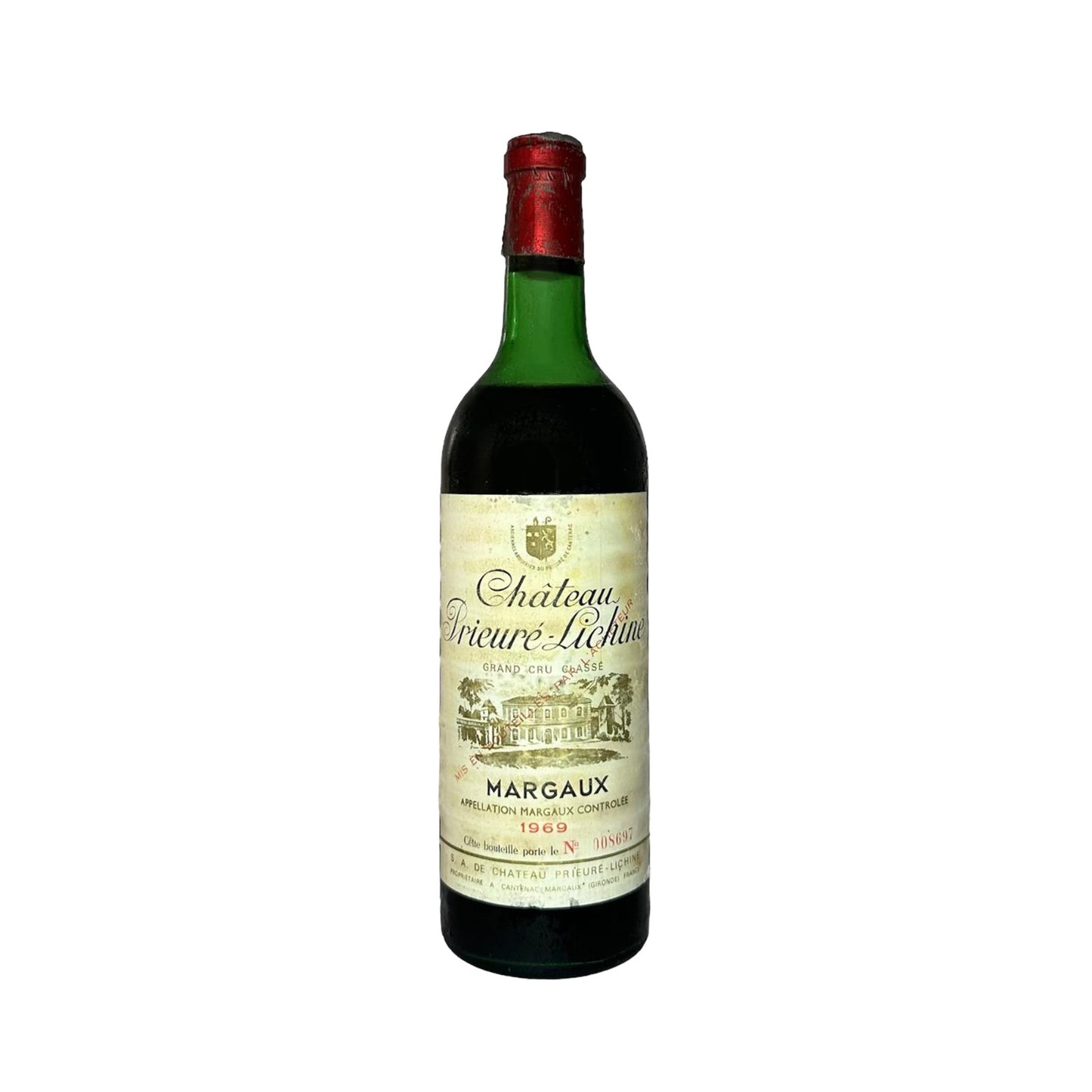 1969 Chateau Prieure-Lichine - Margaux 4ème Grand Cru Classé